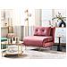 Divano Letto Singolo Vestfold Velluto Rosa - Foto miniatura 1