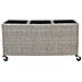 Vaso Per Piante Bellis Rattan Sintetico 82 Cm Marrone Chiaro - Foto miniatura 3