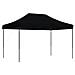 Tenda Da Festa Pieghevole Pop-up Nero 292x292x315 Cm - Foto miniatura 1
