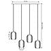 Lampada A Sospensione Verdi - Nero - Metallo - 70x22x140 Cm - Foto miniatura 5