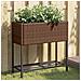 Fioriere Giardino con Ripiani 2pz Marroni 70x28x70cm Polyrattan - Foto miniatura 6