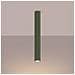 Lampada Da Soffitto Karbon 60 Verde Oliva Sl. 1610 - Minimalista Lampada Da Soffitto Verde Oliva 60x6.5x6.5 Cm - Foto miniatura 4
