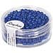 Rayher - 17 Grammi - Perline Rotonde In Vetro Opaco Ø2,6mm - Colore Bllu Scuro - Foto miniatura 1