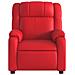 Poltrona Massaggio Elettrica Reclinabile Rosso Similpelle - Foto miniatura 9