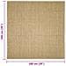 Tappeto In Sisal Per Tiragraffi 100x100 Cm - Foto miniatura 5