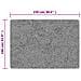 Lusso Casadino -  Tappeto Lavabile 160x230 Cm Antracite Antiscivolo - Foto miniatura 7
