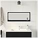 Specchio da bagno  nero rovere 90x10,5x37 cm in legno ingegnerizzato - Foto miniatura 4