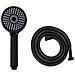 Kit Doccia Con Soffione E Flessibile Suripa 3 Funzioni Nero - Foto miniatura 4