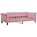 Letto da Giorno Rosa 90x200 cm in Velluto - Foto miniatura 1