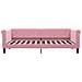 Letto da Giorno Rosa 90x200 cm in Velluto - Foto miniatura 3