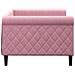 Letto da Giorno Rosa 90x200 cm in Velluto - Foto miniatura 4