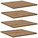 Scaffale 4 pcs Marrone 40 x 40 x 1.5 cm Legno multistrato - Foto miniatura 1