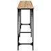Tavolo consolle rovere artigianale 180 x 29 x 75 cm - Foto miniatura 5