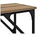 Tavolo consolle rovere artigianale 180 x 29 x 75 cm - Foto miniatura 7