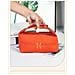 Beauty Case Portatile Premium - Organizer Per Cosmetici Di Grande Capacità Orange - Foto miniatura 5