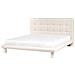 Letto Bouclé Cressat 180 X 200 Cm Bianco Sporco - Foto miniatura 3