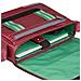 Tracolla Le Reporter Per Schermo Da 10"" Con Tasche Rinforzate, Rosso - Foto miniatura 2