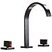 Rubinetto per lavabo da bagno, Blackswan, tipo M58, modello nero opaco, misura 23,5 cm - Foto miniatura 1