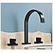 Rubinetto per lavabo da bagno, Blackswan, tipo M58, modello nero opaco, misura 23,5 cm - Foto miniatura 2