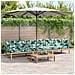 Set Divani Pallet Giardino 4pz Cuscini Legno Massello Acacia - Foto miniatura 2