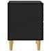 Comodino Nero 62 x 34,5 x 48 cm Legno ingegnerizzato - Foto miniatura 4