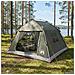 Tenda istantanea resistente all'acqua 3 persona Verde militare - Foto miniatura 2