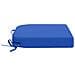 Cuscino per sedile a 1 pezzo SOEST 100% Poliestere Blu Reale - Foto miniatura 3