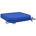 Cuscino per sedile a 1 pezzo SOEST 100% Poliestere Blu Reale - Foto miniatura 4