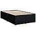 Letto box spring con materasso Nero 120 x 190 cm Tessuto - Foto miniatura 6