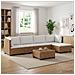 6 pz Set Lounge in Rattan con Cuscini GENDT Rattan naturale - Foto miniatura 3