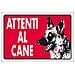 Cart. "attenti Al Cane" 20x30pl - Foto miniatura 1