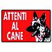 Cart. "attenti Al Cane" 20x30pl - Foto miniatura 4