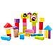 Primi Passi Carrellino Costruzioni Eichhorn In Legno Cm 48x39x26 Per Bambini Età  12 Mesi - Foto miniatura 2