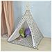 Tenda Indiani Bambini Casa Per Bambini Con 1 Portella E 1 Finestra Oss03 - Foto miniatura 1