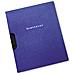 36411db - Cartellina Per Cv Con Clip Fermacarte, 2 Parti, Cartoncino Di Elevata Qualitã , Capacitã : 30 Fogli In Formato Din A4, Confezione Da 10 Pezzi, Colore: Blu Scuro - Foto miniatura 1