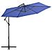 Ombrellone A Sbalzo Con Palo In Alluminio 300 Cm Blu - Foto miniatura 1