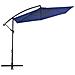 Ombrellone A Sbalzo Con Palo In Alluminio 300 Cm Blu - Foto miniatura 2