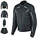 Giacca Lady Donna Tessuto Cordura Moto Protezione Manica Staccabile Nero Xs - Foto miniatura 1