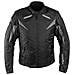 Giacca Lady Donna Tessuto Cordura Moto Protezione Manica Staccabile Nero Xs - Foto miniatura 4