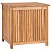 Baule da Giardino 60x50x58 cm in Legno Massello di Teak - Foto miniatura 3