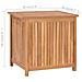 Baule da Giardino 60x50x58 cm in Legno Massello di Teak - Foto miniatura 6