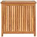 Baule da Giardino 60x50x58 cm in Legno Massello di Teak - Foto miniatura 9