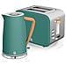 Nordic STP2090 Set da Colazione Bollitore Elettrico 1,7 L 2200 W + Tostapane a 2 Fette 900 W Colore Verde - Foto miniatura 1