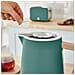 Nordic STP2090 Set da Colazione Bollitore Elettrico 1,7 L 2200 W + Tostapane a 2 Fette 900 W Colore Verde - Foto miniatura 5