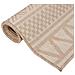 Tappeto Da Esterni A Tessitura Piatta 80x250 Cm Strisce Marroni - Foto miniatura 3