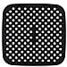 Inserto In Silicone Per Airfryer Quadrato 19x19 Cm Nero - Foto miniatura 7