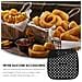 Inserto In Silicone Per Airfryer Quadrato 19x19 Cm Nero - Foto miniatura 9