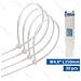 Fascetta Fermacavo In Nylon 4,8mmx350mm Bianca - Confezione Da 30 Pezzi - Nylon 66 - Fascette Fermacavi - Foto miniatura 1