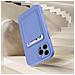 Cover Con Portacarte Per Iphone 13 Pro In Silicone Morbido Forcell Viola - Foto miniatura 3