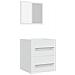 Mobile Da Bagno Con Specchio Bianco 41x38,5x48 Cm - Foto miniatura 1